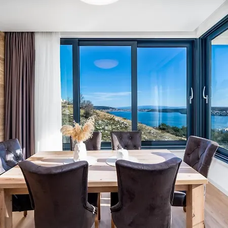 Villa New Astera -heated Pool, 4 Bedrooms, And Sea Views Seget Vranjica
